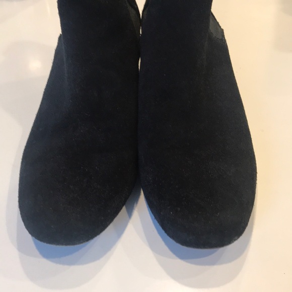 Madewell Walker Chelsea Boots Black Suede VGUC 9.5 - Picture 5 of 8